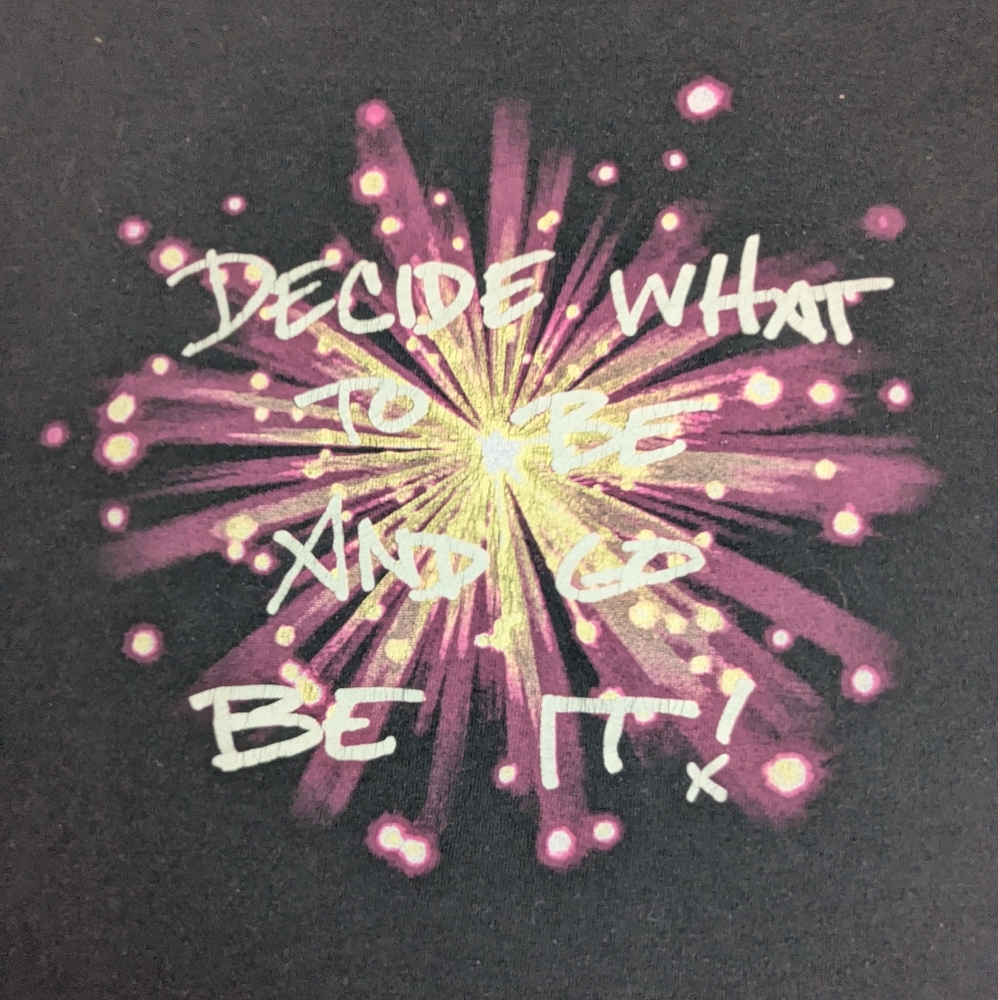 The Avett Brothers Decide What To Be And Go Be It Black Concert Tee Medium